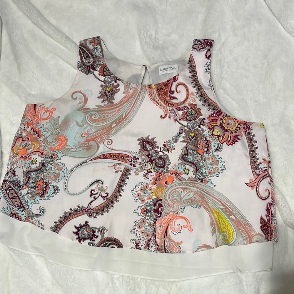 Bisou Bisou Paisley Top
